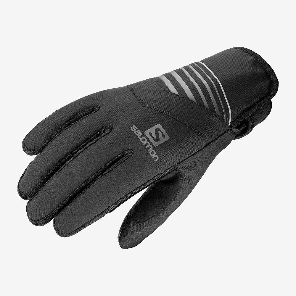 SALOMON RS WARM U Philippines - Men's Gloves - Black | 864917-MDI